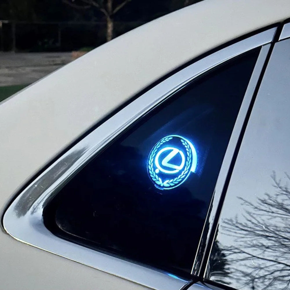 Logotipo LED recargable para coche - Efecto luz de neón