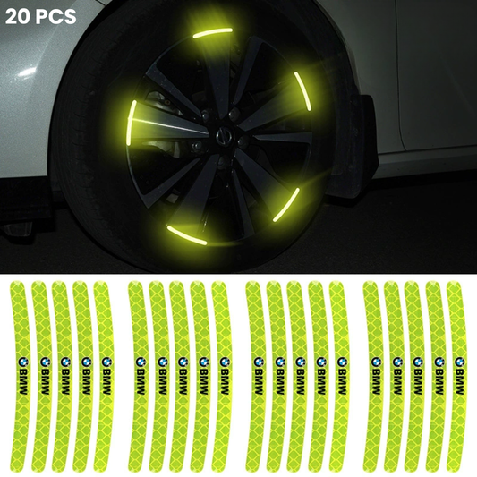 20 Pcs Illuminated Wheel Protector with Logo